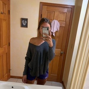 Off the shoulder sweater